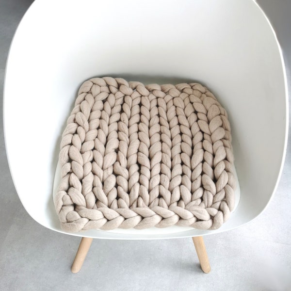 Seat cushion FIELD * Chair cushion* Floor cushion*WASHABLE* Felt wool* 100% Merino * chunky wool* skandi * Seat cushion * Bench cushion* Country house