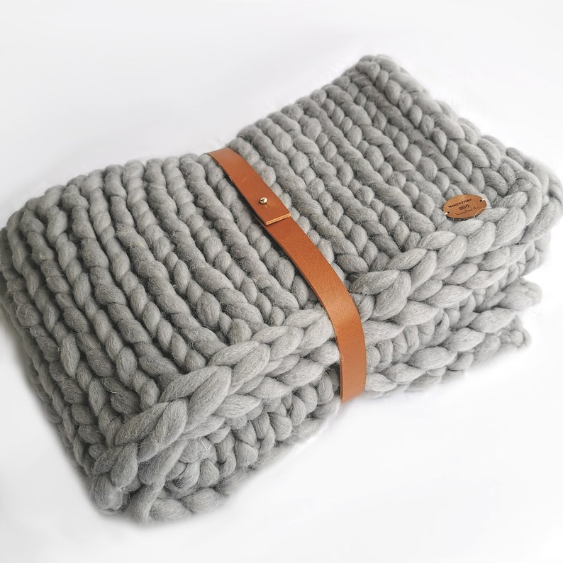 Couverture bébé Couverture enfant 100% MÉRINOS Couverture en laine Tricotée en Allemagne à partir de pure laine certifiée européenne Fabriqué à la main en Bavière : image 1