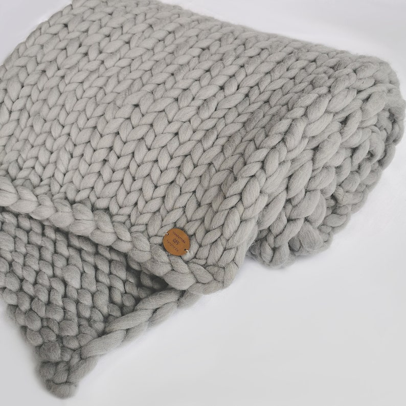 Couverture bébé Couverture enfant 100% MÉRINOS Couverture en laine Tricotée en Allemagne à partir de pure laine certifiée européenne Fabriqué à la main en Bavière : image 2