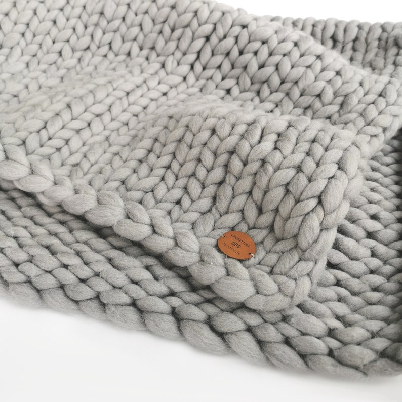 Couverture bébé Couverture enfant 100% MÉRINOS Couverture en laine Tricotée en Allemagne à partir de pure laine certifiée européenne Fabriqué à la main en Bavière : image 6