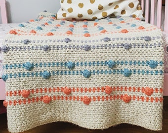 Beach Bobble Baby Blanket