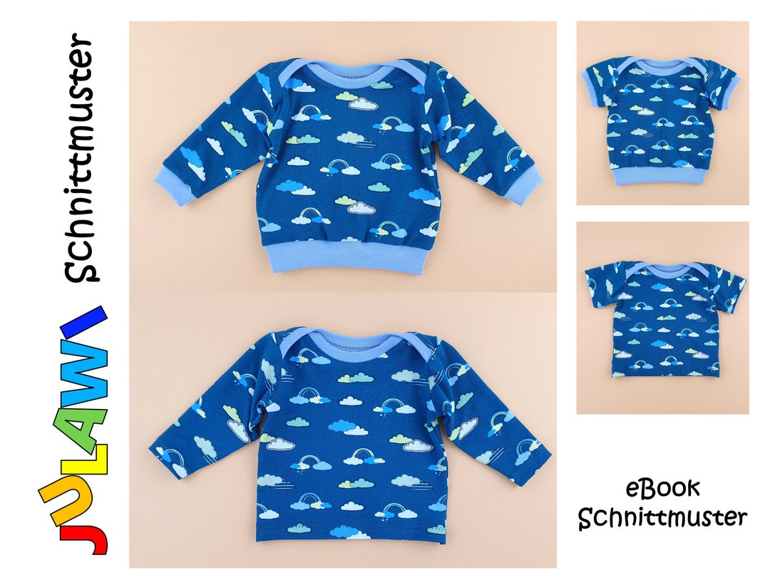 Ebook Schnittmuster Baby Shirt Gr44-92 JULAWI Canada