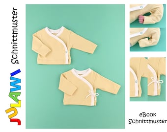 eBook Schnittmuster Frühchen Wickelshirt für Körperlänge 36-50cm | JULAWI No.33