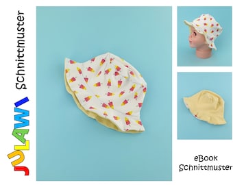 eBook Schnittmuster Jersey Sonnenhut KU38-54cm | JULAWI No.9