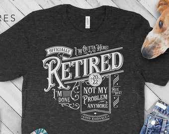 Funny Retirement Gift for Men Retired 2022 Not My Problem - Etsy