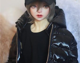 BJD in stock ID75 SD17 1/3 1/4 down jacket winter gradient colors