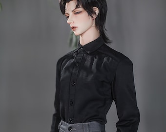BJD customize shirt black/white checked striped preorder dollshe iplehouse YC65 soom