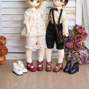 BJD shoes in stock 1/4 msd/mdd ribbon boots