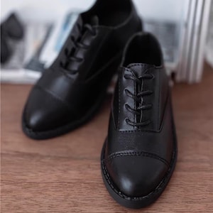 BJD 1/3 70cm ID75 HID in stock dress shoes brown / matt black/ white