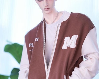 70cm 75cm in stock baseball jacket BJD basic outfit ID75 voice body HID DAD75