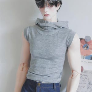1/6 1/4 1/3 ID75 75cm preorder hoodie grey/ black top clothes BJD msd yosd SD13