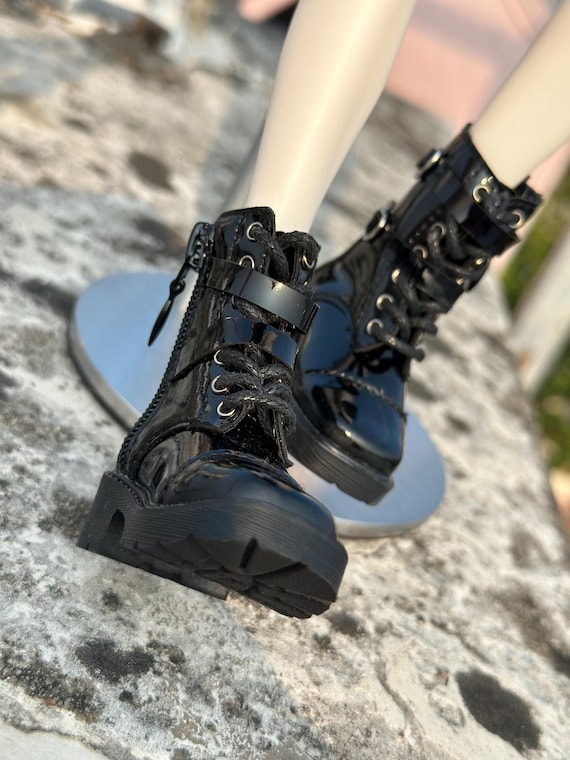1/4 in Stock Patent Boots Love Punk Shoes BJD Asai Cd2 Msd