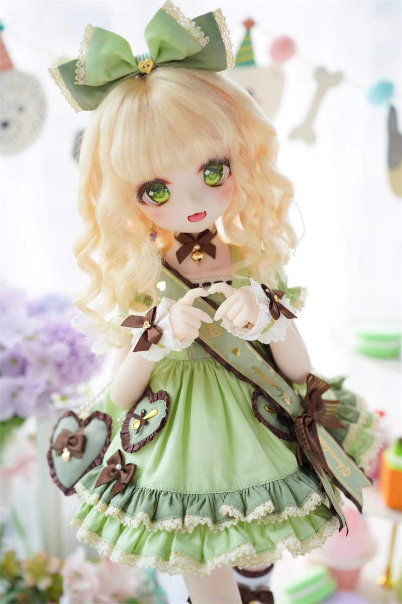 ブリュ　オールビスク シルク ドレス ドール　人形 ウィッグ ブリュ オールビスク シルク ドレス ドール 人形 ウィッグ 【公式通販】
