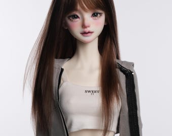 1/3 1/4 1/6 preorder Russian mohair straight hair wigs blythe pullip BJD