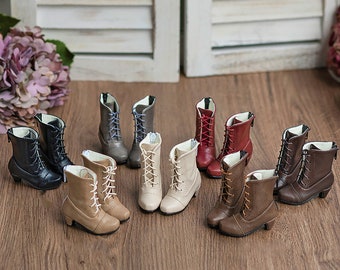 BJD boots in stock 1/3 1/4 1/6 high heel shoes girls imda yosd