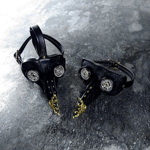 BJD customized black death mask Plague doctor steam punk holala 1/6 1/3 1/4 accessories