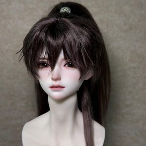 1/4 1/6 1/3 preorder wigs mohair samurai pony tail hair BJD DD 15-16cm special 1/4