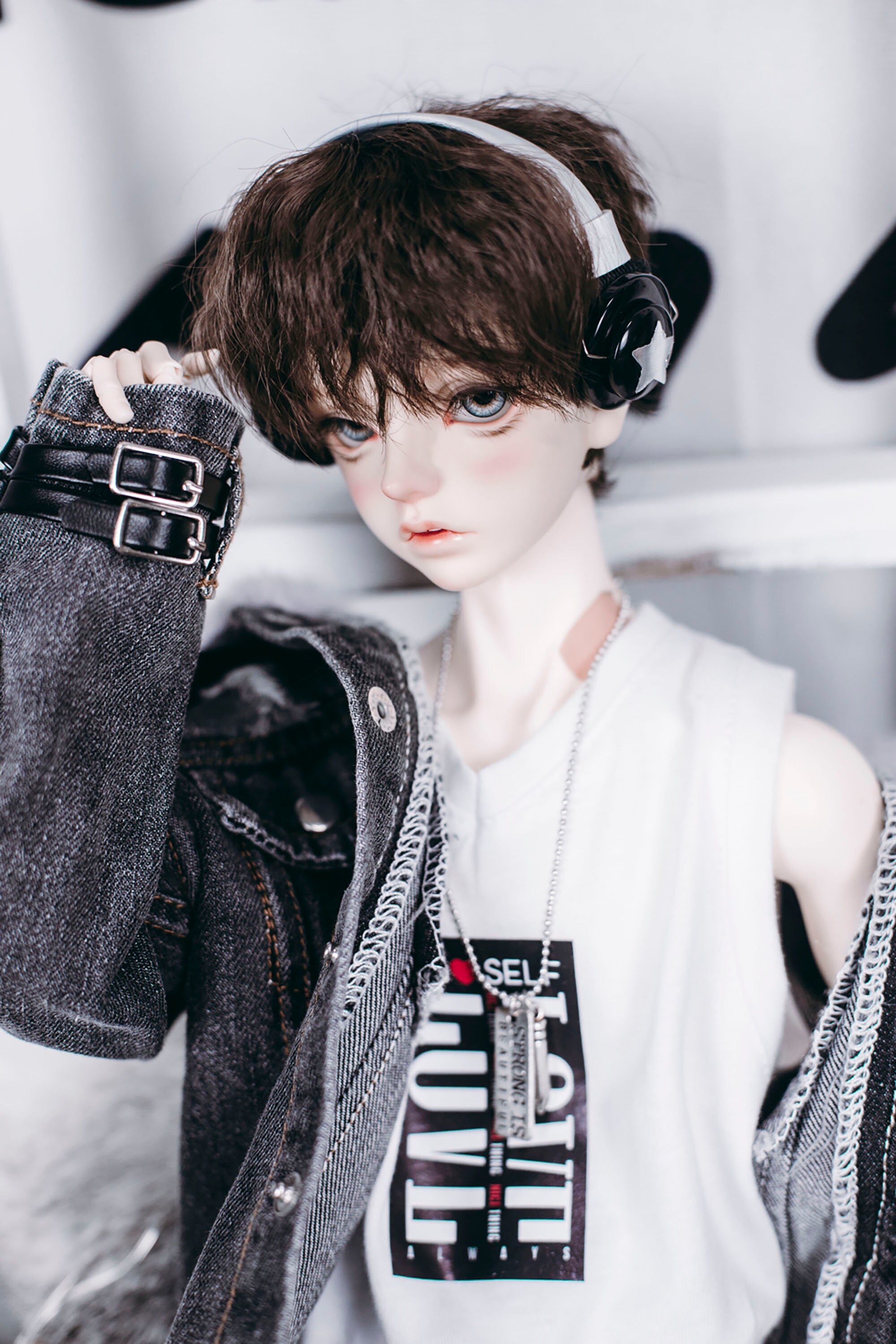 BJD ヘッドフォン 1/3 1/4 1/6 ob11 ブライス イヤホン ドール