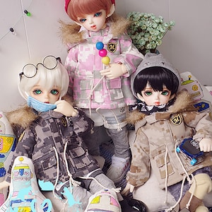 BJD hoodie jacket in stock 1/4 1/6 winter single item