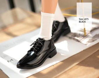 1/4 1/3 70cm 75cm in stock Tuxedo Dress Shoes  Dollshe ID75 SD13 EID HID classic suits accessories Patent/matt BJD