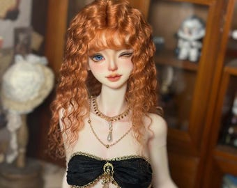 1/4 1/3 1/6 blythe preorder wigs mohair retro pink blonde brown hair fix hard scalp BJD