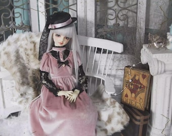 Amazon.co.jp: 1/3 1/4 1/6ドール用Bjd 復古風 貴族風 赤ずきん