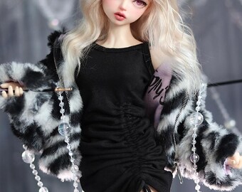 1/3 1/4 in stock suspended dress black/ white slim SD13 60cm girls msd 45cm mdd sid BJD