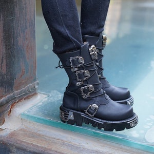 BJD ID75 SSDF boots in stock 5TH HID punk black shoes