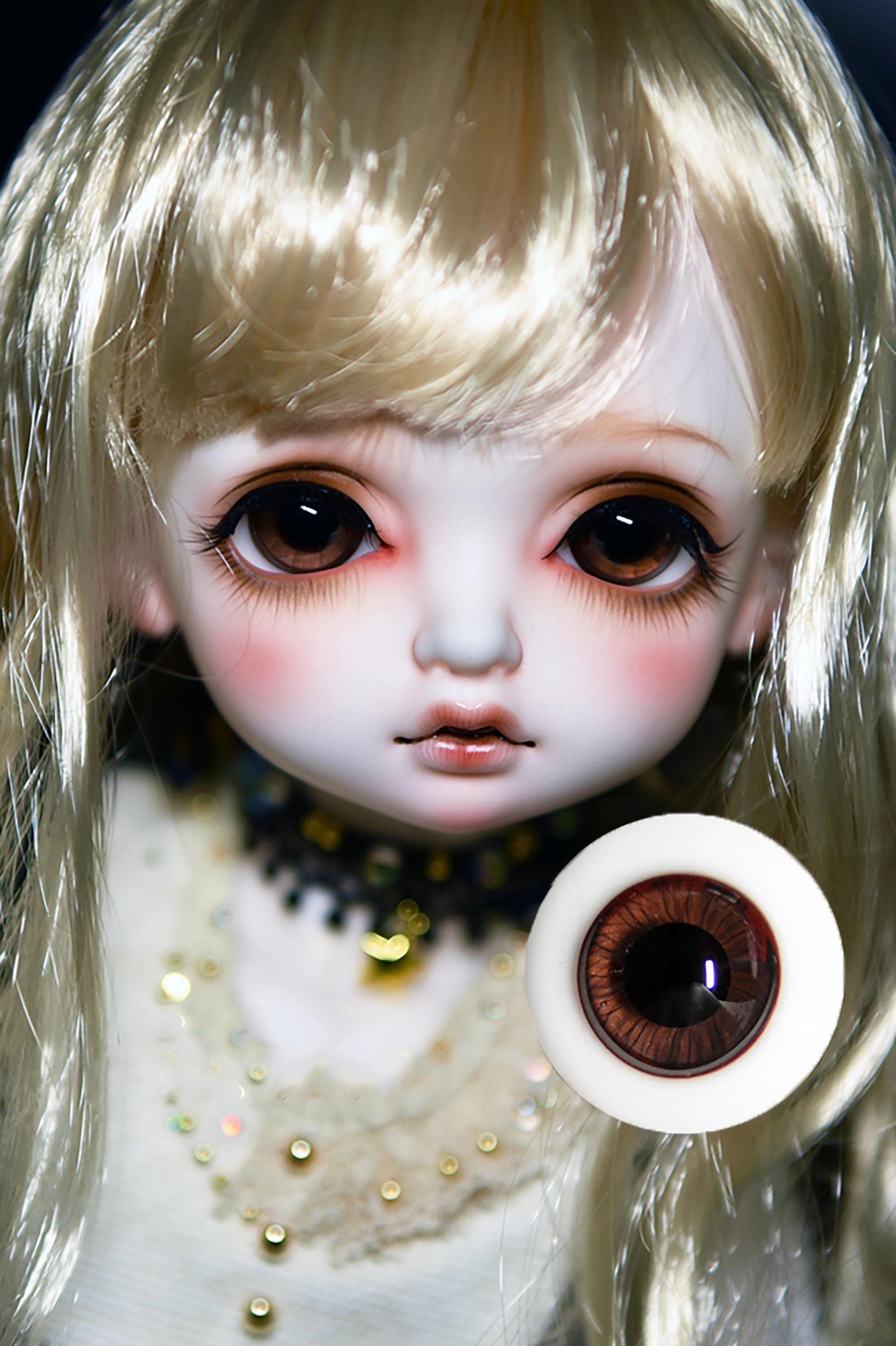 Glass Eyes Realistic Human Doll Taxidermy Eyeball 12mm Set 