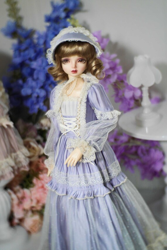 1/3 1/4 1/6 Customized Retro Edward Dress Bonnet Hat BJD Mdd - Etsy