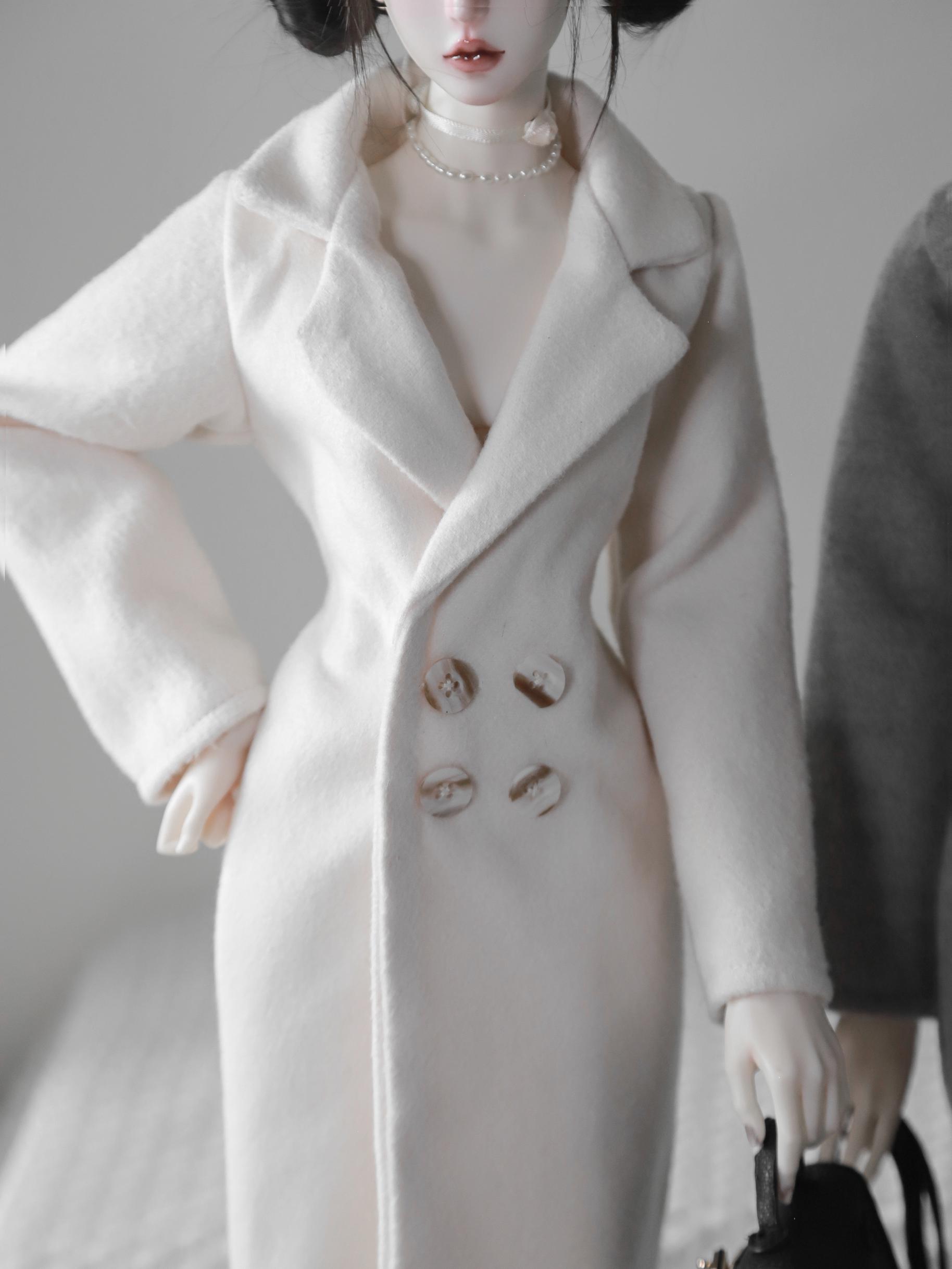 Manteau Long En Lin Pour Poupée BJD - Iplehouse NYID - Création Française
