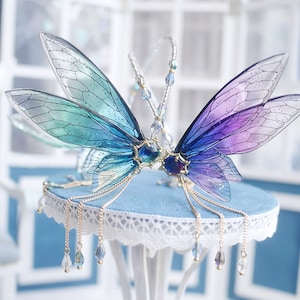 BJD 1/3 1/4 blythe Harz Schmetterling Flügel Haarband Fotografie Accessoires