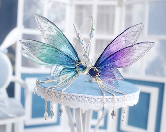 BJD 1/3 1/4 blythe Harz Schmetterling Flügel Haarband Fotografie Accessoires