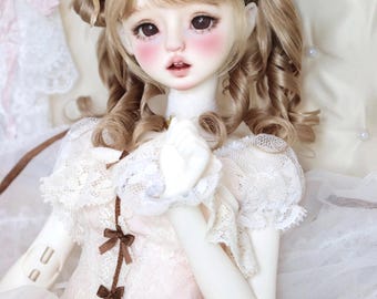 1/4 1/6 Preorder Russian Mohair Curly Pigtails Twintails BJD Retro