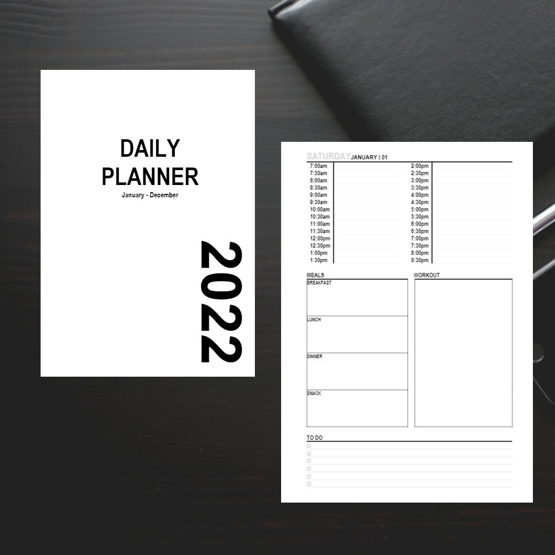 2026 Daily Planner Insert | Hourly Planner Insert | A5 | Dated Insert ...