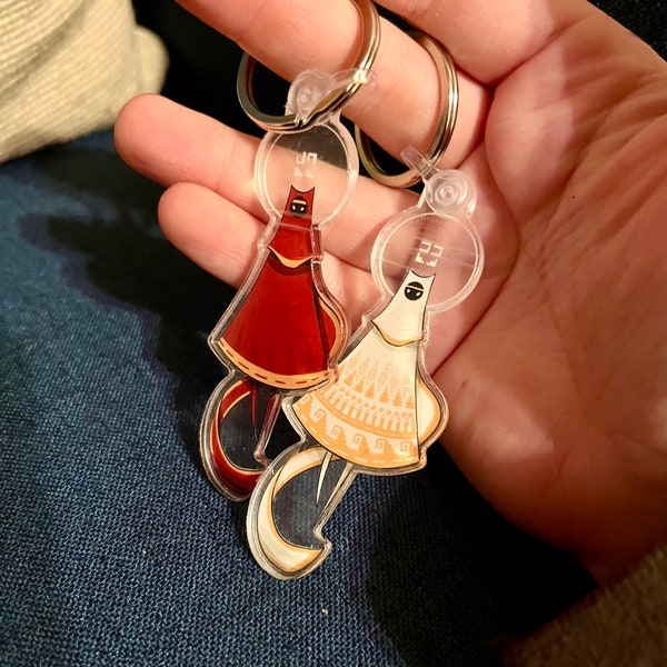 Journey-Inspired Wanderer Keychain