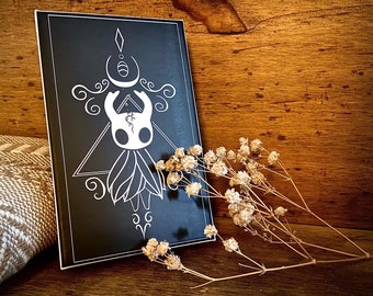 Hollow Knight Inspired Tarot Card Deck, 78 Cards with Deck Guide and Box