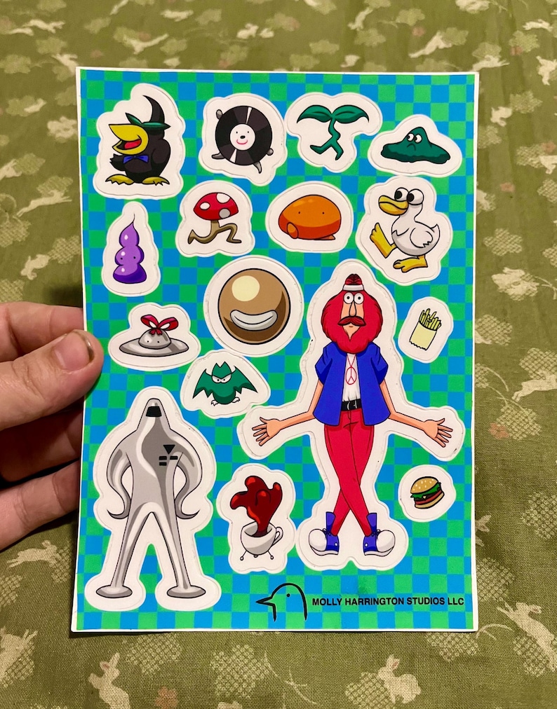 Earthbound Enemies Sticker Sheet - Etsy