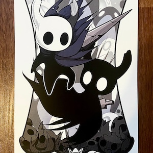 The Little Ghost Hollow Knight Print - Etsy