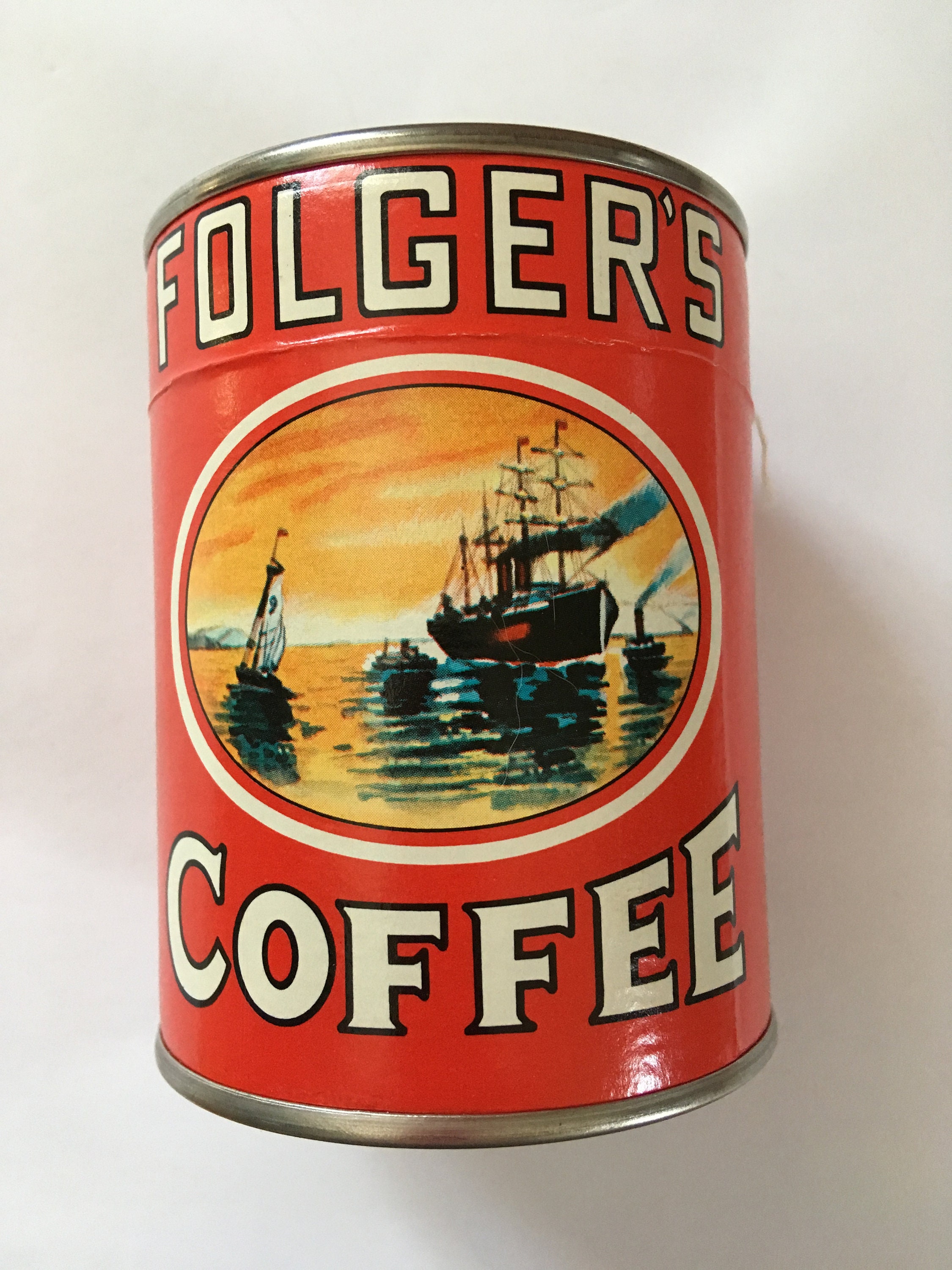 Folger's Coffee Puzzle in Can Coffee Premium Advertising Etsy