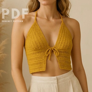 EASY Crochet Bralette Pattern (PDF) | Beginner Friendly | Yaila Bralette