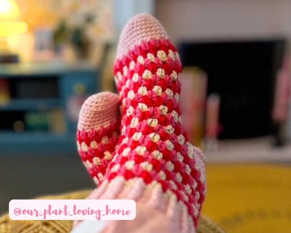 tricot chaussette en crochet