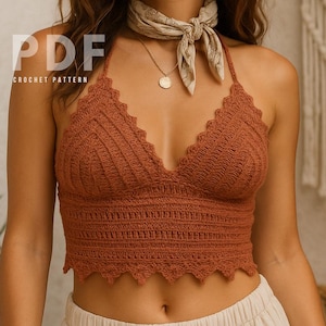 EASY Crochet Bralette Pattern (PDF) | Beginner Friendly | Fairy Bralette