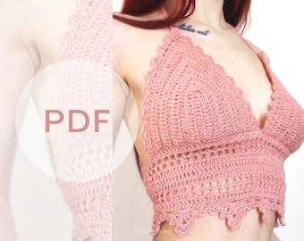 Crochet Bralette Pattern | Fairy Bralette (PDF file)