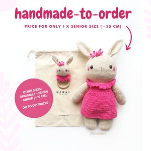 Handmade HUGE Bunny Toy | Amigurumi