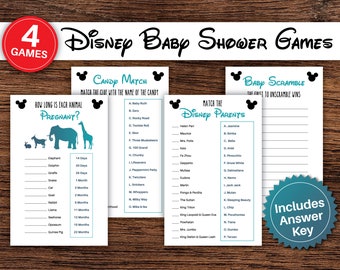 Paquete de 4 juegos de baby shower