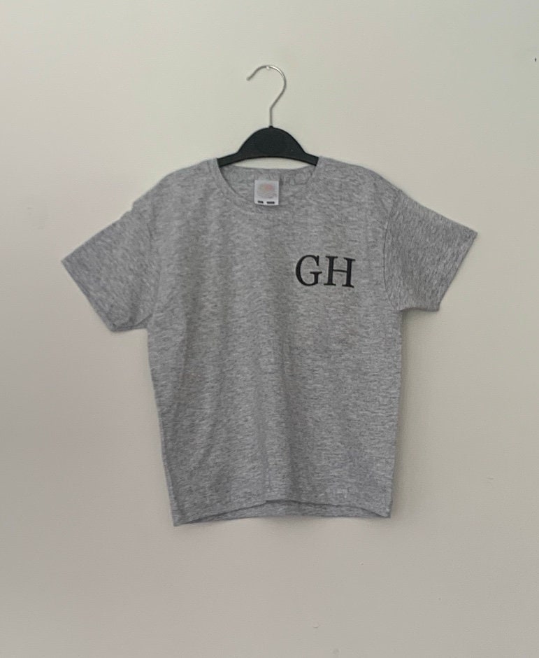 t shirt with initials