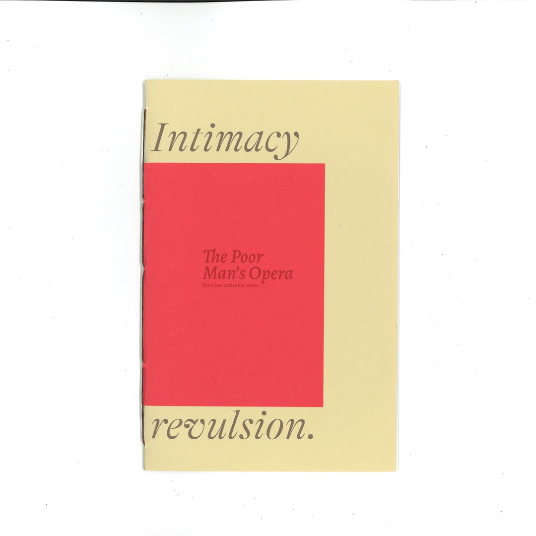 The Poor Man's Opera, Zine Etsy