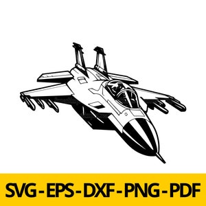 Puede incluir: Un dibujo en blanco y negro de un avi&oacute;n de combate con cabina y alas. El avi&oacute;n est&aacute; mirando hacia adelante y tiene una nariz larga y puntiaguda.