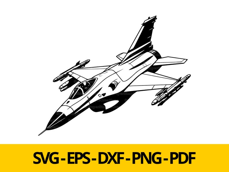 Puede incluir: Una ilustraci&oacute;n en blanco y negro de un avi&oacute;n de combate en vuelo. El avi&oacute;n tiene un largo morro puntiagudo, alas barridas y una aleta vertical. El avi&oacute;n se muestra de perfil, con el lado izquierdo mirando al espectador.